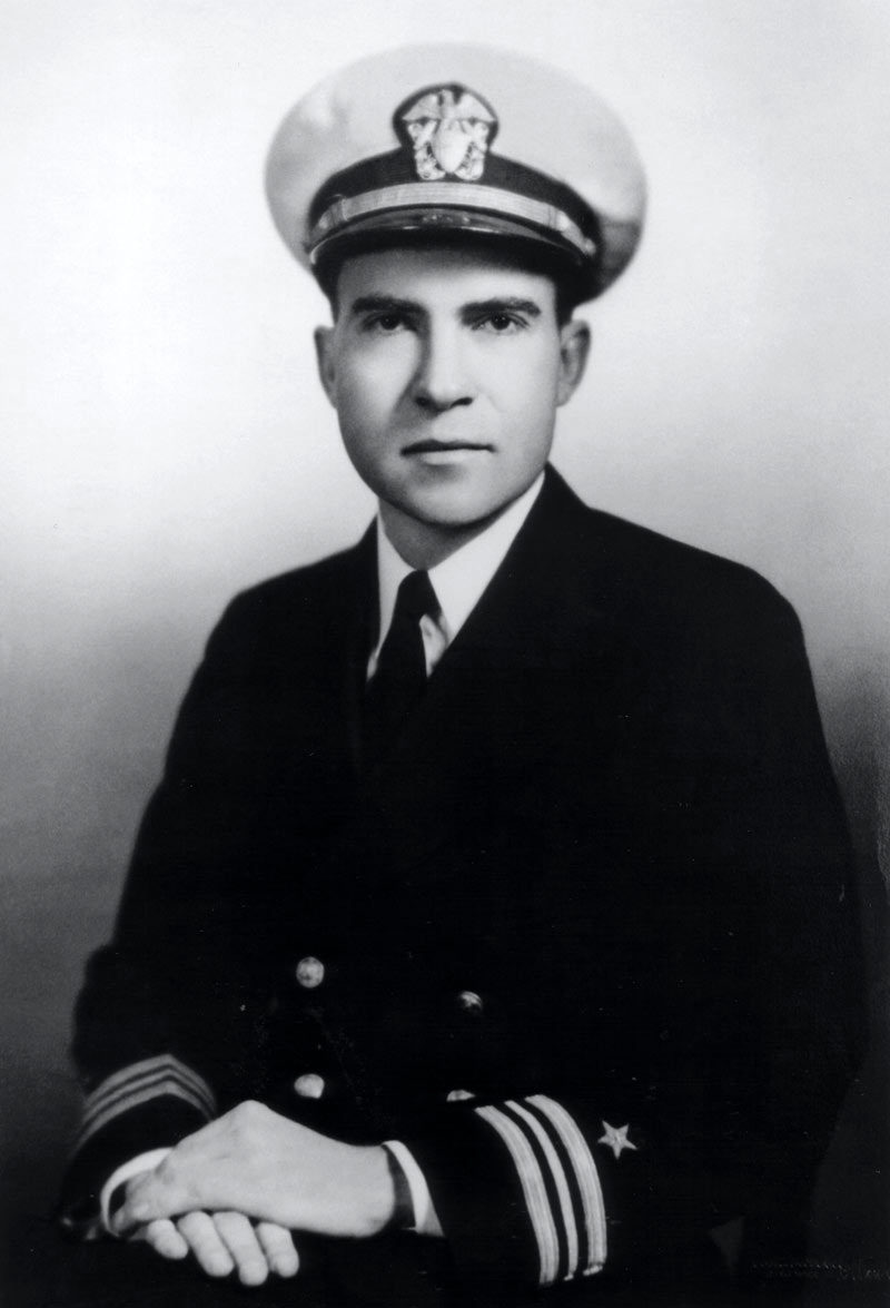 Капитан-лейтенант Ричард Никсон, 1945 год.